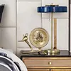 Desk Table Clocks Horloge de Table Vintage pour la décoration intérieure or oiseau en métal Style Antique luxe décoration de bureau horloges cadeaux d'anniversaire de noël YQ240118
