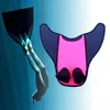 Diving Accessories 1pcs Mermaid Swimming Tail Monofin Fins One-piece Flipper Swim Fins Swimming Training Fins for Kids 240119