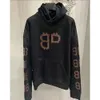 designer hoodies män hoody balencigaas mens tröja tröja paris 24 ny bb tvättad gammal tung industri sliten familj tvättad svart unisex tröja hoodie a hdzo