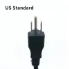 2023 Smart Electric Scooter Charging Cable för NineBot av Segway Max G30 G30E G30D Kickscooter EU US Standard Plug -tillbehör ZZ