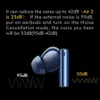 Écouteurs Realme Buds Air 3 Ericone sans fil 42db Active NOICE Annulation de 546mAh MassIver Battery