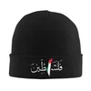Basker palestina stickade hatt kvinnliga män skelies mössa hösten vinter hattar akryl palestinsk varm melon mössa droppleverans dhj1w