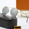 Sunglasses for women Women Men Sunglasses Polarizing lens designer womens Mens Goggle senior Eyewear For Women eyeglasses Round frame Vintage Metal Sun Glasses