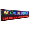 P10 LED Digital Sign 77 "x14" التحكم في شبكة WiFi مع علامات LED عالية السطوع