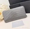 Högkvalitativ äkta läderdesigner Kvinnor plånbok handväska med origina box korthållare handväska kvinnor damer flickor grossist