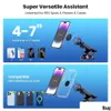 Autohouder Topk Magnetische Telefoonhouder N52 Sterke Magneet Dashboard Voorruit Zuignap Verstelbare Telescopische Arm Drop Levering Automo Dhire