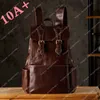 10A+ High quality bags Top Handmade Leather Vegetable Tanned Travel Cowhide Trendy Backpack Men's Bag Fashion Layer Trend Genuine