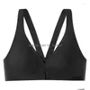 Yoga Outfit Plus Taille Soutien-gorge Boucle avant Sous-vêtements réglables Y Beautif Dos Confortable Seins froncés Sports respirants Drop Delive Dh4Me