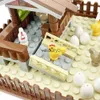 Julleksaksmaterial Montera din egen gårdsscen med CKEN COOP -byggstenar - Perfekt gåva för pojkar flickor! Vaiduryb