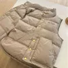 Marke Designer Neue Warme Herbst und Winter Verdickte Weste frauen Mode Mantel Casual Daunen Jacke