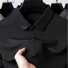 Women's Blouses Shirts Men's T-shirt Lapel Slim Business Gentleman Long Sleeve Top Spring 2024 Men's Polo Shirt M-4XL YQ240119