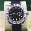 Automatikuhr Clean 2023 Hochwertige Uhr 42 mm 216570 Weiß Schwarz Orange Nadel Edelstahl Explorer Mechanisch