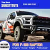 Front Lamp For Ford F-150 Raptor LED Car Headlight 15-20 High Beam Angel Eye Projector Lens Daytime Running Light Streamer Turn Signal