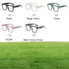 Солнцезащитные очки унисекс мода негабаритная квадратная стаканы для чтения Дизайнер Пресбиопия Рецепт глаз 175 2 60 Сила 8413513