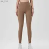 Roupas de ioga Calças de ioga de cor sólida Calças de moletom de ginástica feminina de alta elasticidade cintura alta levantamento de quadril calças de treinamento esportivo de alta intensidadeH24119