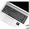 Capas de teclado Ers Tra Clear TPU Laptop Protetor Pele para Elitebook 745 G5 840 G6 Zbook 14U Er Drop Delivery Computadores Networking Dhq8g