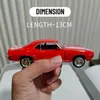 Auto elettrica/RC 1/36 modello di auto pressofuso in metallo Repilca Chevrolet Camaro SS 1969 scala in miniatura collezione veicolo hobby giocattolo per bambini per ragazzo regalo di NataleL231223