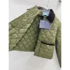 Winter jacket women's jacket designer women's down jacket street clothing warm windproof jacket women's mesh bag plaid cotton jacket letter P women's clothing