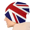 Baretten Union Jack Vlag van het Verenigd Koninkrijk Motorkap Hoed Gebreide Mannen Vrouwen Hip Hop Unisex Volwassen Winter Warme Mutsen Cap