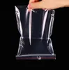 Sacs scellés à fermeture éclair épaisse, sac de rangement en plastique transparent PE pour petits bijoux, emballage alimentaire, pochette de scellage à fermeture éclair refermable, vente en gros