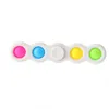 Jouets de bain Spinners sensoriels Poussez des bulles par barre Forme de bâton Doigt Fun Squeeze Puzzle Jeu familial Tiktok Nouveau Fingertip Leisure6107959 Dhw8V