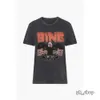 Anine 24Ss Bing Designer T-shirt Anines T-shirts Mode Slank Klassieke Stijl Voor- en achterkant Gedrukt Engels Letter T-shirt Katoen Casual Veelzijdig Dames Ronde hals 5532