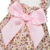 Cão vestuário floral princesa vestido primavera verão roupas para animais de estimação roupas doces bonito impresso cachorrinho gato saia fina