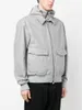 Designer Men Jackets Kiton Cashmere Zip-up Hooded Jacket Autumn Spring Coat Long Sleeve Outerwear for Man