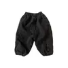 Hose 2023 Winter neues Baby plus samtig dicke Jeanshose Säuglingsmädchen Casual Hosen Kleinkind Jungen Windproof Kinder warme Kleidung H240508