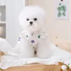 Hundkläder 2024 cool klänning för små hundar härlig blommig katt neddy bichon frise chihuahua husdjur kläder anti bug bite droppe