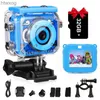 Sport Action Video Cameras Waterproof Action Camera 1080p HD Children Digital Camera Outdoor Sport DV Bike Helmet Camera för barn Underwater Action Cam YQ240119