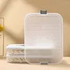 Storage Bottles Refrigerator Dumpling Box Stackable Food Container Bin Holder