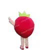 Strawberry Mascot Costume Cartoon Character Outfits Halloween Jul Fancy Party Dress Adult Size Birthday Outdoor Outfit Suit