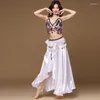 مرحلة ارتداء أزياء رقص البطن الإناث 2024 امرأة مثير الراقصات ممارسة قطعة قماش