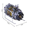 Инструменты для рукоделия Металлическая модель двигателя 3D Модель механического двигателя DIY Сборочный набор из нержавеющей стали Головоломка Коллекция игрушек Украшения Подарок ребенку YQ240119