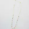 Designer kendrascott neclace smycken smycken hjärtformad flerfärgad glasyr kort halsband halskedja benben kedja