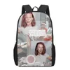 Sacs Millie Bobby Brown 3d Pattern School Sac pour enfants Girls Boys Books Book Sacs Kids Backpack Boys Girls Schoolbags Bagpack