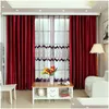 Rideau style américain enterrer rideaux pour salon scène italienne Veet El chambre fenêtre Pelmet flanelle rideaux LJ201224 Drop Delivery Dhb8W