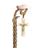 Crucifix catholique colliers pédants collations en acier inoxydable épais épais longs mâles uniques hommes bijoux de mode de mode Bible y4997193