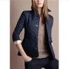 Wielka Brytania Kobiet Kobiet Diamond Winter Jackets Płaszcze do garnituru Anglia Brit Outdoor Outdoor Blazers Single Breasted London Slim Płaszcz Long Rękaw L 90