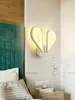 Vägglampor wandlamm guld glaslampa kawaii rum dekor lampan modern deco led kristall sconce belysning