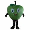 Костюм талисмана зеленого яблока на Хэллоуин, необычное праздничное платье, наряд с персонажем мультфильма, карнавальный костюм для взрослых, размер, уличный наряд на день рождения