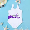 One-Pieces 2-7y Baby Girl Kids Print Swimsuits Summer Beach Bikini trajes de baño divertidos trajes de baño ropa de vacaciones