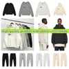 Essentials-Sweatshirts für Männer und Frauen, Essentialshoodie, dünner Samt-Hoodie, lässiger Modetrend, Designer-Sportbekleidung, Hoodie-Set, lässig, übergroße Baumwolle, mit Kapuze, YB