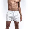 Men's Shorts 2024 Swim Summer Solid Color Swimwear Man Swimsuit Swimming Trunks Sexy Beach Surf Board Male Clothing Pants