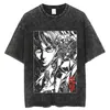 T-shirts pour hommes anime cosplay haikyuu non défini Vintage Harajuku lavé hommes chemise mode chemises femme chemise surdimensionnée Ee couverture en coton été décontracté lâche T-shirts