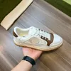 202410a Jakość NOWOŚĆ DESGINER MAC 80 Sneaker Luxury Men skóra płaskie koronkowe buty retro gumowe sole samotne kobiety vintage haft haftowe trenery haftowe