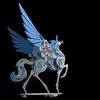 Bastelwerkzeuge DIY Einhorn geflügeltes Pferd 3D-Metallpuzzle Edelstahl Mechanisch Fairy Beast Series Montagespielzeug 3D-Modellbausätze für Erwachsene YQ240119