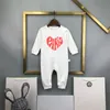 Yeni doğan kıyafetler bebek tasarımcıları% 100 pamuklu tulumlar çocuklar lüks romper kız kızlar k marka onesies çocuk sevimli tulumlar bebek bodysuit kalekids-6 cxd2401191