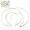 Diseño de doble fila Corona Accesorios para el cabello Diadema Nupcial Tiara de oro Halo Corona Joyería para mujer Banda para el cabello Tocado de metal 240119